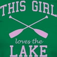 thumbnail image 3 of CafePress - This Girl Loves The Lake T Shirt - Women's Traditional Fit Dark T-Shirt, 3 of 4