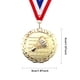 thumbnail image 4 of Medalla 5cm Bádminton Oro/Plata/Bronce para Actividades Fiesta (Oro), 4 of 4