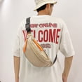 thumbnail image 4 of Bolso de pecho Bolso Unisex Bum Correa Ajustable Monedero Monedero Deportes Diario Caqui, 4 of 6