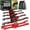 Red, variant on FURNO Retractable Ratchet Straps (4-Pack) - 1 Inch x 10 Feet (1,209lb Break Strength) - Auto Self Retracting Tie Down Straps for Truck, Cargo Trailer, Motorcycle, ATV, UTV - Red