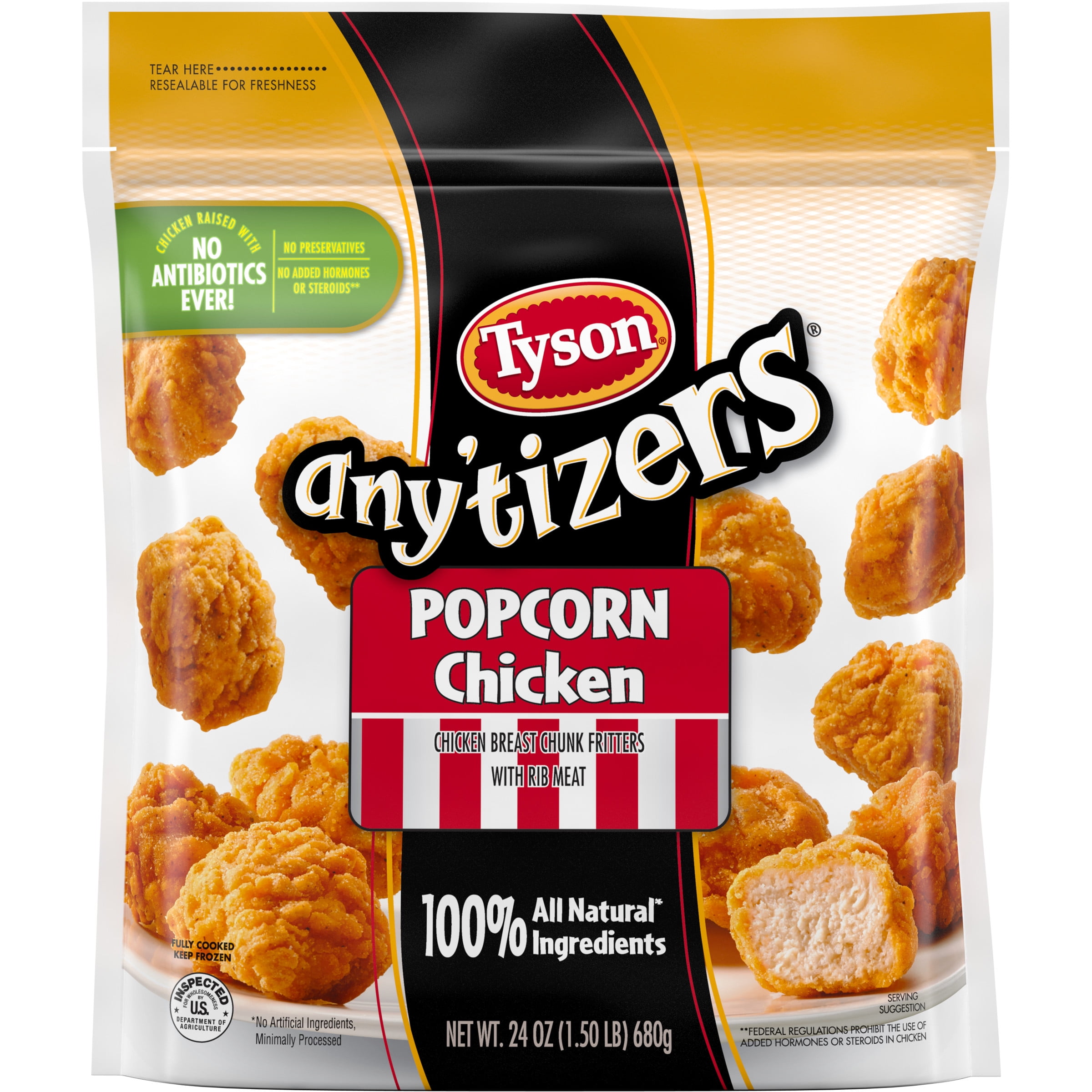 Tyson® Any'tizers® Popcorn Chicken, 24 oz. (Frozen)