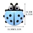 thumbnail image 3 of Cute Ladybug Toothbrush Holder with Strong Suction Cups No Drill Bathroom Organizer for Countertop Mirror Sink Holds Multiple Brushes and Toothpaste Easy Install, 3 of 3