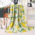 thumbnail image 2 of Lemon Blanket,Comfortable Soft Flannel Throw Blanket,All Season,Warm Lightweight Blankets for Sofa Bed Couch Living Room Chair,60"x80"(150x200cm), 2 of 4