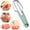 Green, variant on Watermelon Cutter Slicer Tool 3-in-1, Stainless Steel Fruit Fork Popsicle Mold, Refreshing Melon Cube Slicer Kit for Summer Party Prep