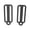 Black, variant on Yihuala 2Pcs Scubas Diving Snorkeling Weight Belt Keeper Retainer Diving Webbing Belt Slide Stoppers AntiLost Slide Buckles