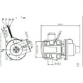 thumbnail image 6 of PA0613 Water Pump Motor Assembly, Ice Maker Machine Replacement, 120V 10W 0.4 Amp, 6 of 6