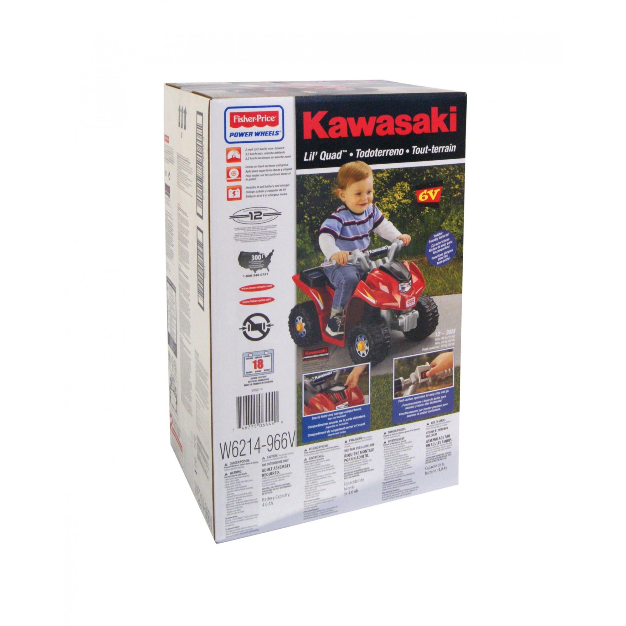 kawasaki 6v quad bike