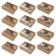 thumbnail image 2 of Cajas de regalo de Navidad Macarena Cajas de panadería para 12 juegos, 2 of 8