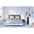 thumbnail image 1 of Celebri-T 6 Piece Queen Size Bedroom Set White and Walnut, 1 of 11