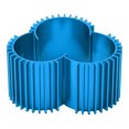 thumbnail image 1 of Disipador de calor del motor NikouMX sin escobillas de aluminio 370 3 piezas para motores 370, 1 of 8