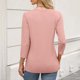 thumbnail image 4 of Blusas para mujer,Blusa informal sin mangas con cuello redondo para mujer, color liso, mezcla de algodón suave, para usar en casa, sopatenor, 4 of 8