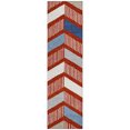 thumbnail image 2 of Addison Rugs Chantille Indoor/Outdoor Transitional Geometric Red Machine Washable Runner Rug, 2'3" x 7'6", 2 of 8