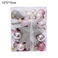 thumbnail image 2 of 30 bolas de Navidad JanHm irrompible para árbol de Navidad oro rosa y rosa, 2 of 5