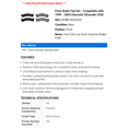 thumbnail image 2 of Front Brake Pad Set - Compatible with 1999 - 2004 Chevy Silverado 2500 2000 2001 2002 2003, 2 of 2