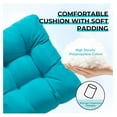 thumbnail image 4 of Alieon Adirondack Cushion Rocking Chair Cushions High Back Adirondack Chair Cushion with Ties Patio Cushions for Outdoor Furniture (1 Pack, Blue), 4 of 7