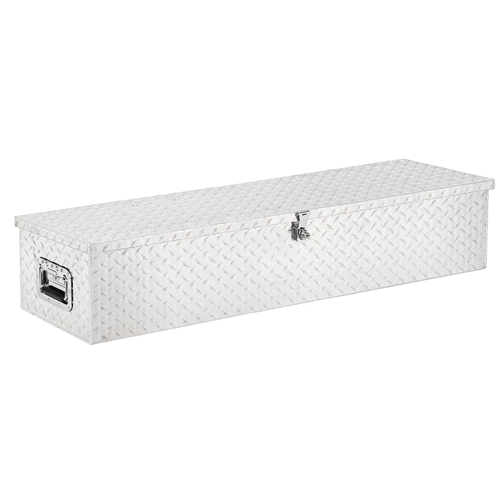 TUFFIOM 49” Aluminum Truck Tool Box with Lock Trailer Pickup Underbody