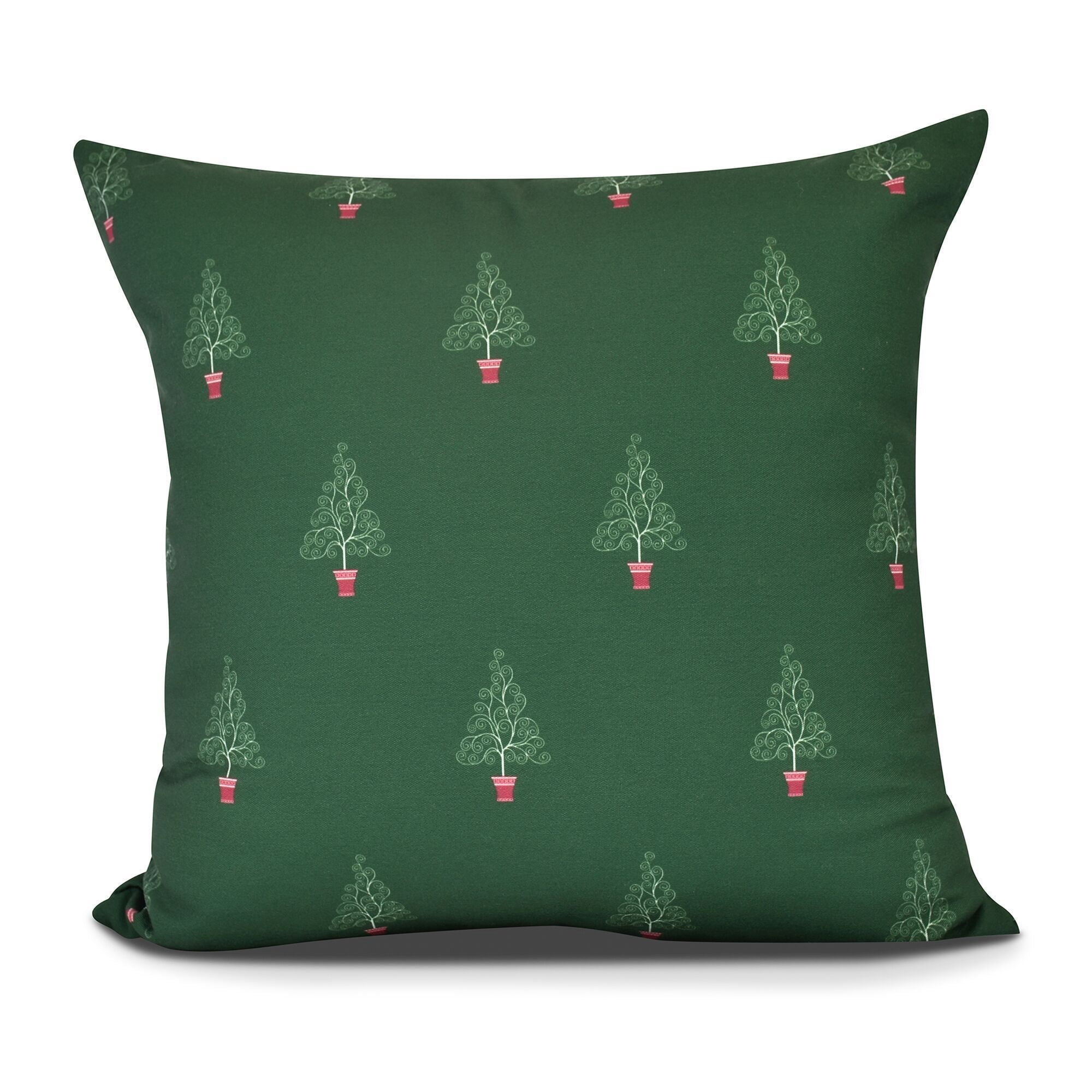 Filigree Forrest Geometric Print Pillow