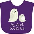 thumbnail image 3 of Inktastic Aunt Loves Me Owls Boys or Girls Baby Bib, 3 of 4