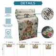 thumbnail image 6 of Easter Table Runner 120 Inches, Spring Watercolor Bunny Eggs Flower Leaf Beige Bed Runner Dresser Scarves Tabletop for Indoor Outdoor Parties/Ceremony/Banquet, 13"x 120", 6 of 8