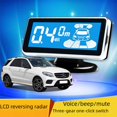 LCD reversing radar LCD reversing radar Voice buzzer mute threespeed