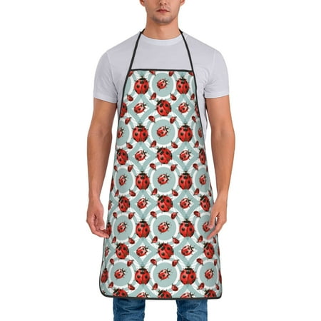 

Matuu Insects for Cooking Apron for Men and Women Adjustable Strap and Waist Ties for Baking Cooking Gardening