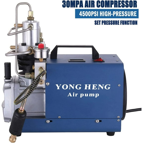 SHZOND 30MPA 4500PSI High Pressure Air Pump 13.2GPM Air Flow Rate PCP Compressor 1.8KW Air Compressor Pump