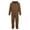 Brown, variant on ZHOGXU Hooded Jumpsuits Unisex Zipper Front Bodysuit Cozy Lightweight Hoodie Rompers Loungewear,Dark Blue,XXXXL