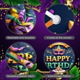 thumbnail image 4 of Colorful Banner Masquerade Mask Birthday Party Display Feather Decor Star Pattern Masquerade Backdrop for Birthday Party Masquerade Ball Photo Shoot, 4 of 9