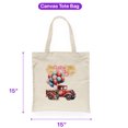 thumbnail image 5 of Vintage Patriotic Pug 4th of July Independence Memorial Day Canvas Tote Bag Dog Lover Gifts Reusable Shopping Grocery Bag - 01006, 5 of 5