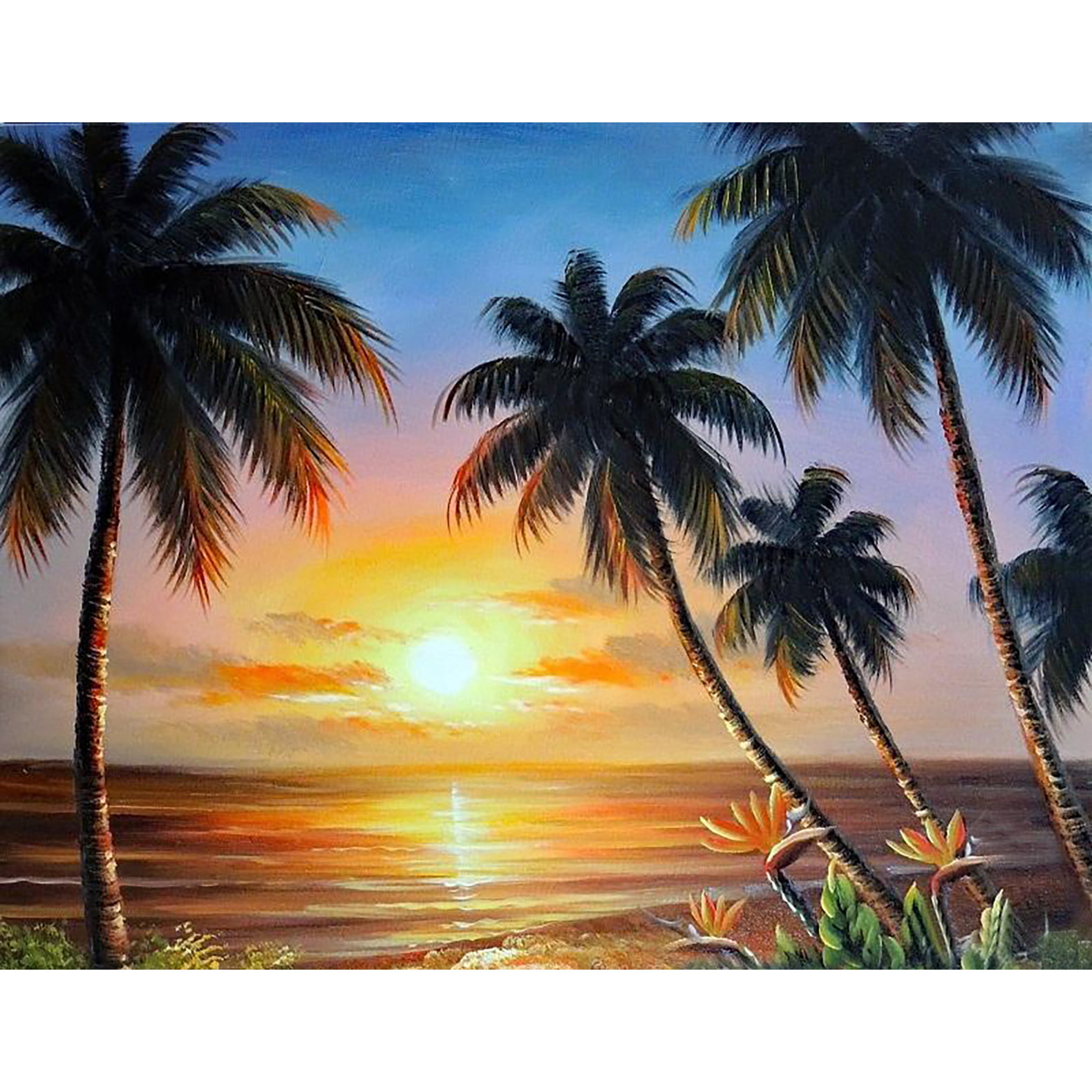 Картина из страз Райский остров