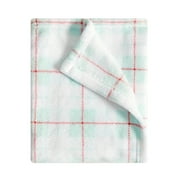Parents Choice Plush Baby Blanket Plaid, 30" X 36"