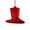 Red, variant on CuiLiyq Christmas Tree Hanging Christmas Hat Ornaments, for Christmas Tree Decorations Hanging Holiday Ornaments (White)