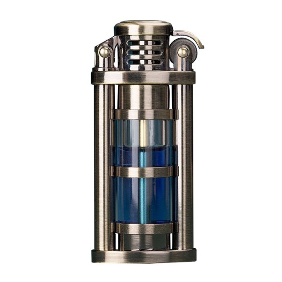 YIKA Transparent Visible Large Oil Tank Grinding Wheel Lighter Transparent Tank Gas Lighter A