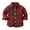Red, variant on MEZZALL Toddler Boys Girls Shirt Coat Jacket Plaid Long Sleeve Kids Lapel Button Tops Outwear Cozy Dailywear, Red, 6-7 Years