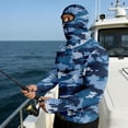 thumbnail image 5 of BRGZLK Men Sun Jacket Summer Fashion Print Long Sleeve Lightweight Breathable Sun Protection Hooded Top with Face Cover H XXL, 5 of 6