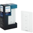 thumbnail image 1 of Interruptor regulador inteligente Philips Hue inalámbrico con control remoto blanco, 1 of 9