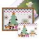 thumbnail image 1 of Hilo de bordar Algodón ecológico 14CT Impreso Navidad Muñeco de nieve Punto de cruz 27x19cm, 1 of 9