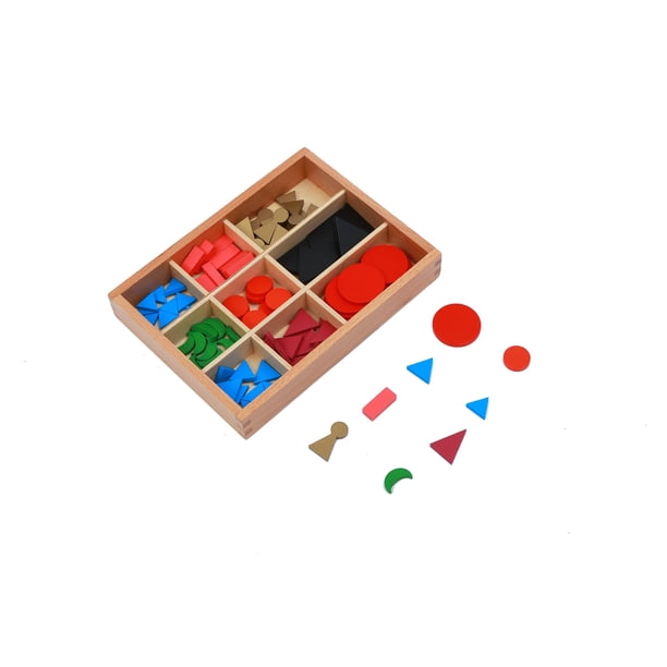 Set de símbolos gramaticales Adena Montessori Basic de madera con caja