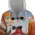 thumbnail image 4 of Thanksgiving German Shorthaired Pointer Pilgrim Grateful, Thankful, Blessed Fall Welcome All Over Print 3D Hooded Duffle Toggle Coat GSP Lover Dog Gift - 00021, 4 of 6