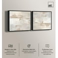thumbnail image 2 of Art Remedy Modern Boho Canvas, 24" x 24", Black Frame, Arid Hues I Set, 2 of 5