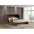 thumbnail image 5 of Mega Solutions Paradiseo Murphy Cabinet Chest Bed with Charging Station 8 Inch, Queen (Tobacco), 5 of 7