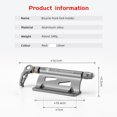 thumbnail image 2 of LAYADO Aluminum Alloy Bike Fork Mount Carrier Rack, Grey, 16.1 cm, Exterior Automotive Accessories, 2 of 4