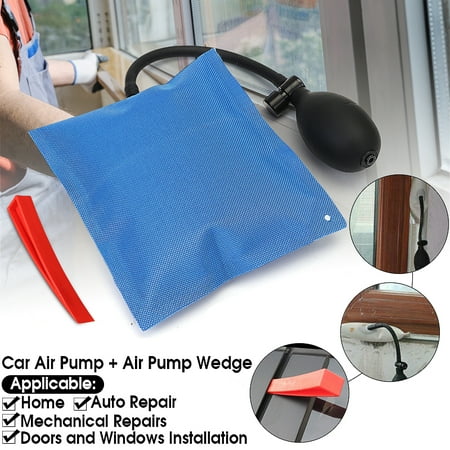 Cab Door Window Auto Air Pump Bag Wedge Pad 170*148mm Entry Inflatable Shim inflatabletool Lock Open Pry Bar /Leveling Tool For Car Door Window Repair ()