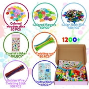 Keyohome Arts and Crafts Supplies for Kids,1041Pcs Craft Art Supply Kit for Gift,Educational DIY Art Craft Kit for Boys Girls