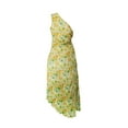 thumbnail image 6 of Michellecmm  Women Long Dress, One-shoulder Pleated Hollowed Irregular Dress, 6 of 9