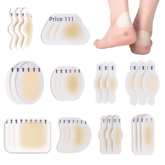 Adhesivo de gel para tacones altos de mujer Adhesivo antidesgaste para pies Almohadilla de media talla Adhesivo para talón Adhesivo para talón Adhesivo para zapato