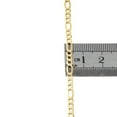 thumbnail image 5 of Genuine 14K Yellow Gold 3.80mm Solid Plain Figaro Link Chain Necklace 20 Inch, 5 of 6