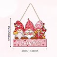 thumbnail image 3 of Décoration de Porte Ronde de la Saint-Valentin Logo Suspendu Décoration Murale Amour, 3 of 5