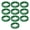 Green, variant on 20 Pcs Key Cover, Silicone Key Cap Identifier Protector | Key Accessories Marker Classify Tags Great for Regular House (Blue, 0.67 x 0.43 Inch)