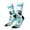 2 Black-2, variant on Swimming Cat Goggles Crew Socks for Men & Women, Breathable Casual Athletic Ankle Socks